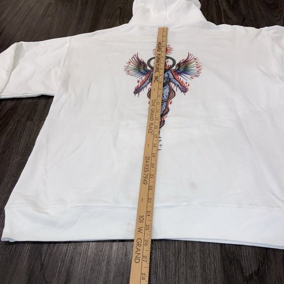 MBM Gallery Body of fire, soul of ice art Marcos Alvarado Lightweight Hoodie L - Picture 8 of 9